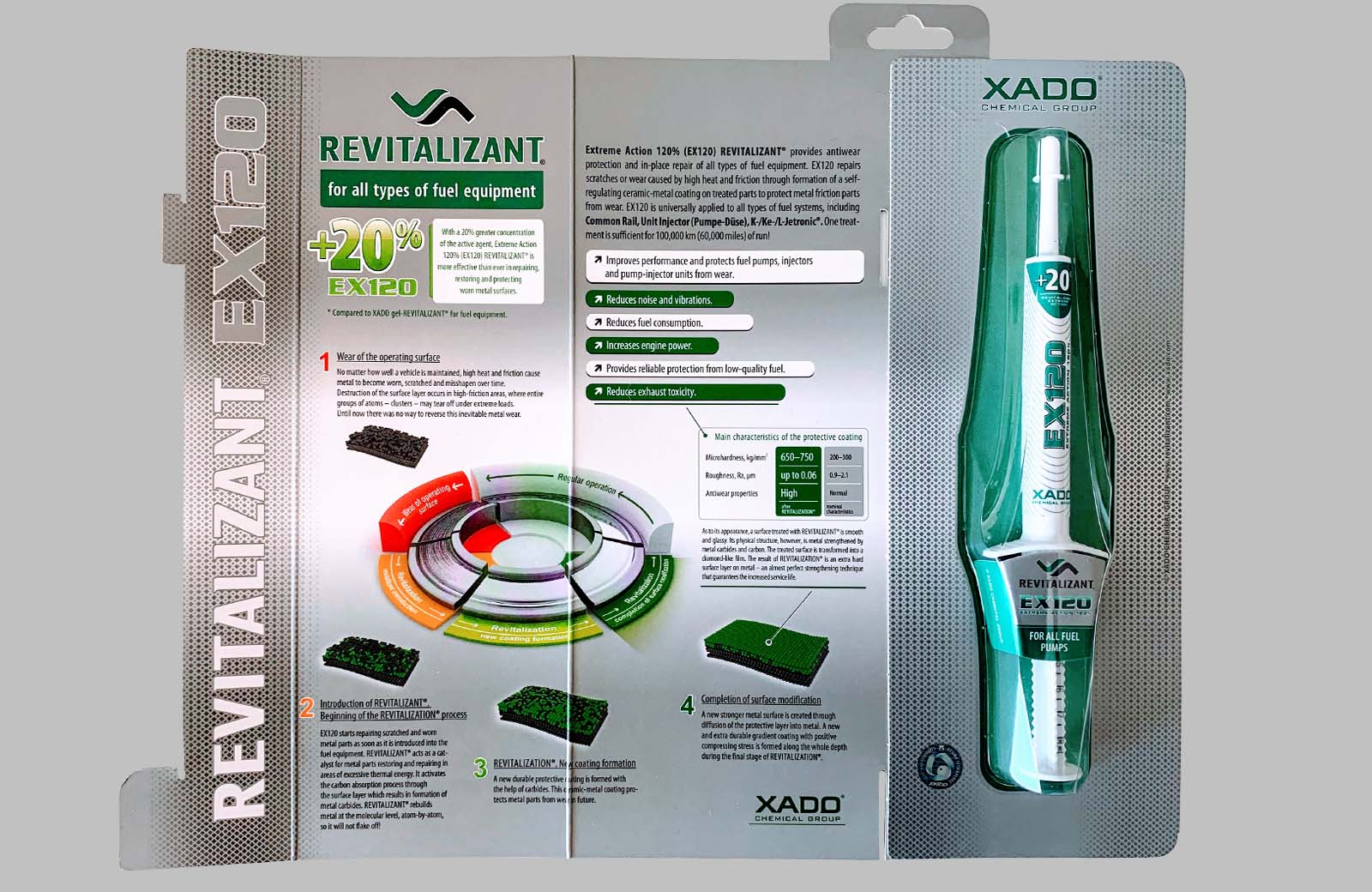XADO Revitalizant for Diesel High Pressure Fuel Pumps Fuel System Treatment